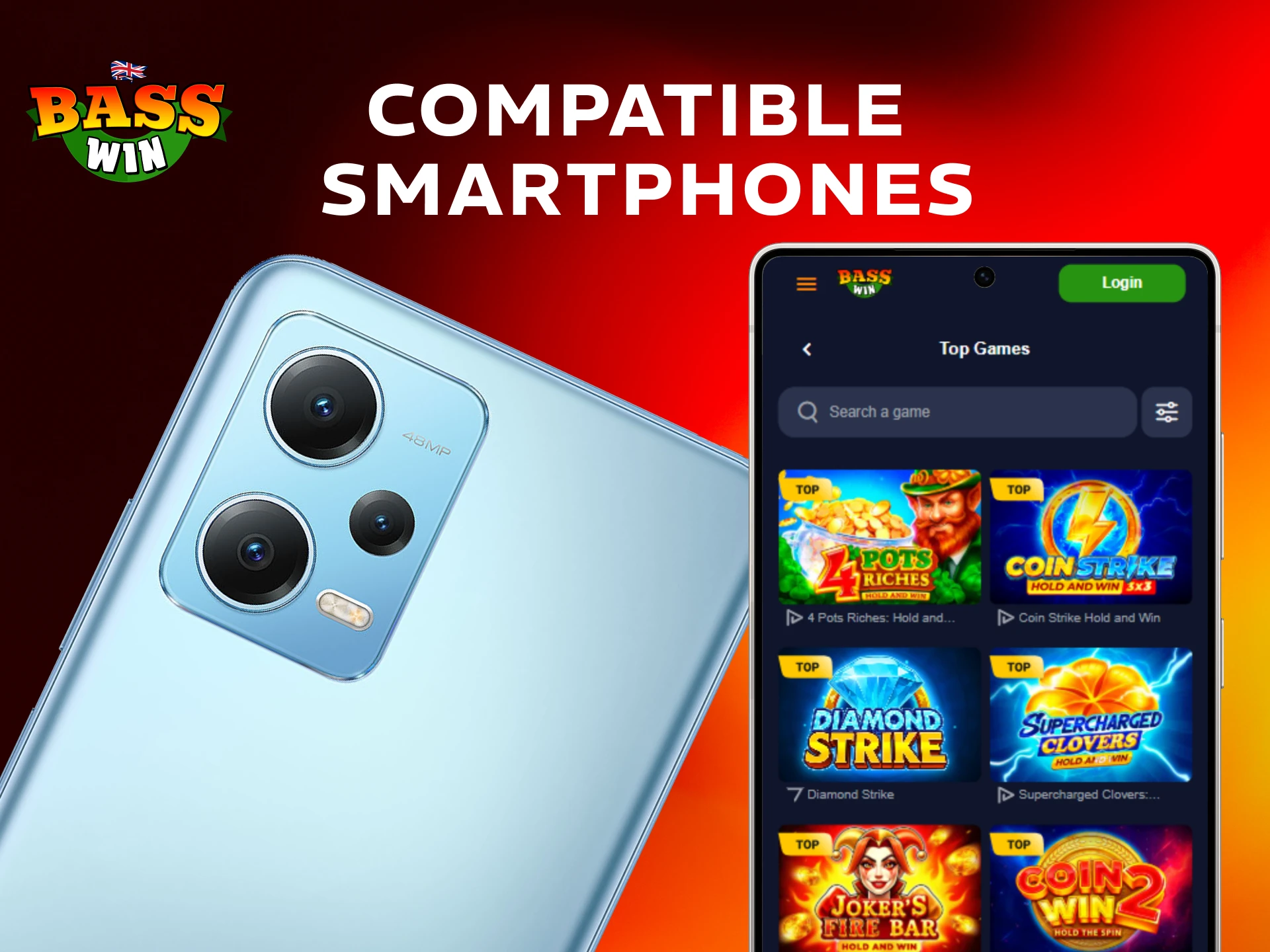 Check the list of Android devices compatible with Basswin App.