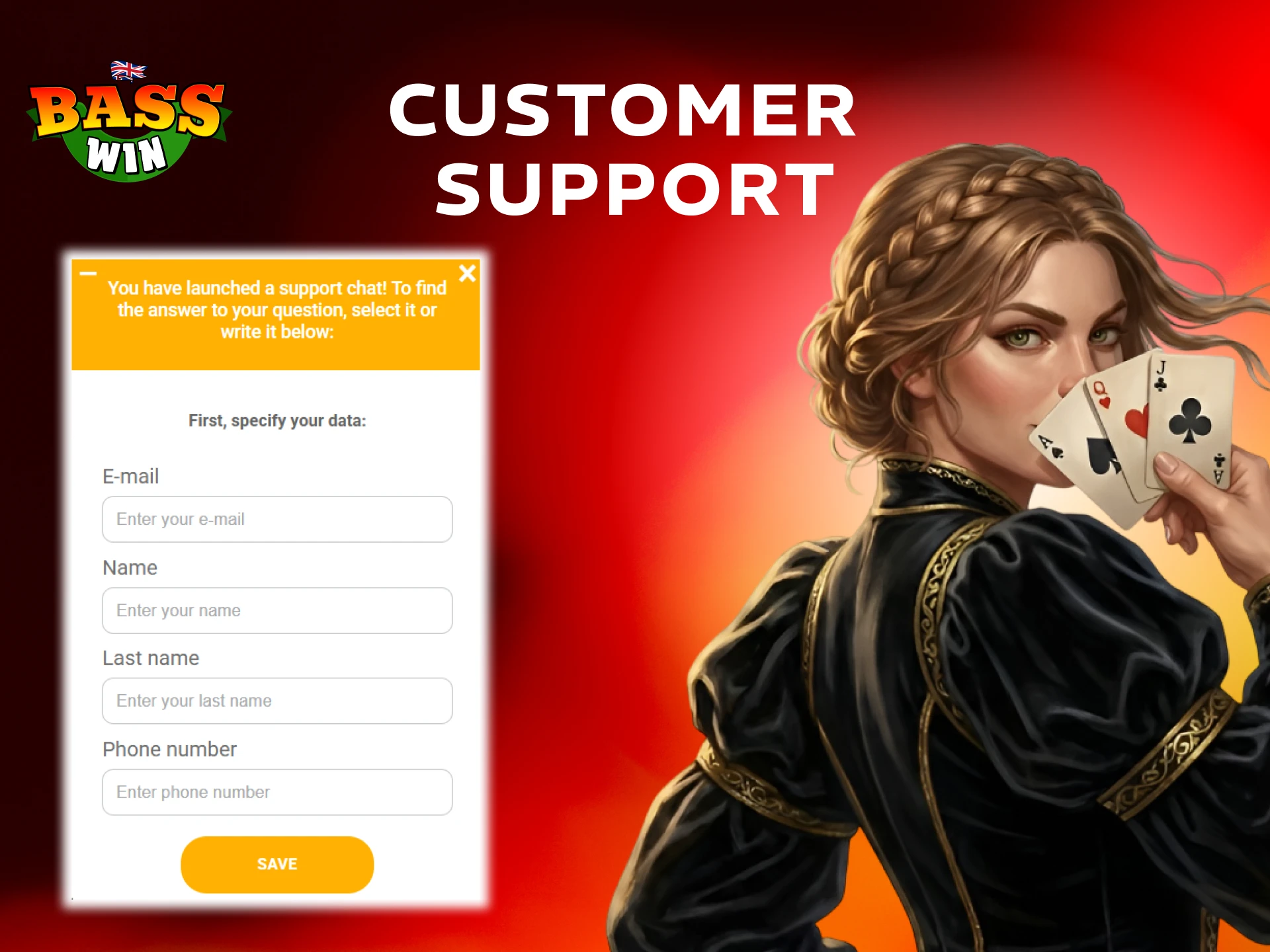 Contact the professional help team about your Basswin Deposit Methods.