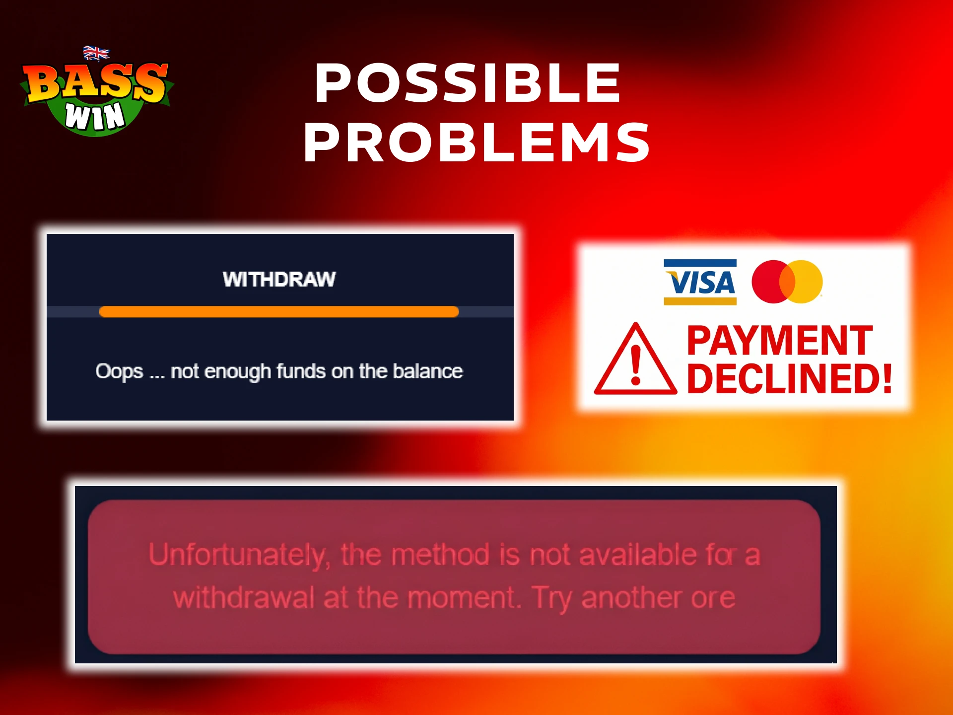 Resolve common issues related to the Basswin Withdrawal Methods effectively.